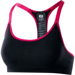 Topy sportowe damskie: IQ Top GANI WMNS BLACK/AZALEA M