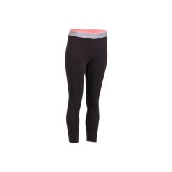 Legginsy sportowe damskie: Legginsy 7/8 fitness 100