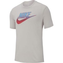 Nike Futura Koszulka Szary. Szare podkoszulki męskie Nike, l, z nadrukiem, z bawełny, bez kołnierzyka, krótkie. Za 137,95 zł.