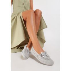 Szare Tenisówki Electa. Szare trampki i tenisówki damskie Renee, bez wzorów, bez zapięcia. W wyprzedaży za 39,99 zł.