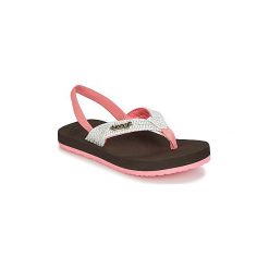 Japonki Dziecko Reef LITTLE CUSHION SASSY. Różowe klapki dziewczęce marki Reef. Za 87,20 zł.