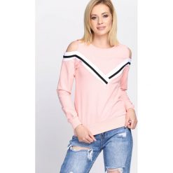 Bluzy rozpinane damskie: Różowa Bluza Forever Free