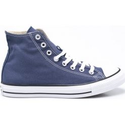 Converse - Trampki. Niebieskie trampki męskie marki Converse, z materiału, na sznurówki. W wyprzedaży za 259,90 zł.
