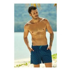 Kąpielówki Hunch 37834-59X Granatowe. Niebieskie kąpielówki męskie Henderson, m, z nadrukiem. Za 106,90 zł.