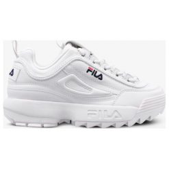 Fila Disruptor Low Wmn buty damskie, biały, rozmiar 5,5. Białe buty sportowe damskie Fila, bez wzorów, ze skóry, sportowe. W wyprzedaży za 399,49 zł.