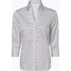 Eterna Comfort Fit - Bluzka damska – łatwa w prasowaniu, czarny. Czarne bluzki damskie marki Eterna Comfort Fit, z nadrukiem, eleganckie, bez kołnierzyka, bez rękawów. Za 349,95 zł.