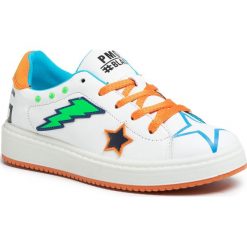 Sneakersy PRIMIGI - 5375411 S Bianco. Białe półbuty dziewczęce Primigi, na sznurówki. W wyprzedaży za 219,00 zł.