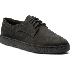Półbuty CLARKS - Lillia Lola 261272694 Black Nubuck. Czarne półbuty damskie skórzane marki Clarks, na płaskiej podeszwie. W wyprzedaży za 249,00 zł.
