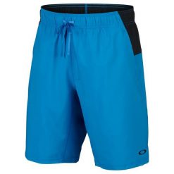 Oakley Core Richter W Short Ozone Xl. Niebieskie spodenki i szorty męskie marki Oakley, xl, bez wzorów, z materiału, sportowe, do biegania. W wyprzedaży za 129,00 zł.