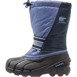 Sorel CUB Śniegowce blues. Niebieskie buty chłopięce zimowe Sorel, z materiału. W wyprzedaży za 153,30 zł.