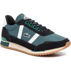 Sneakersy LACOSTE - Partner Retro 319 1 Sma 7-38SMA00061X3 Dk Grn/Off Wht. Zielone sneakersy męskie Lacoste, na co dzień, bez wzorów, z zamszu, eleganckie, bez zapięcia. W wyprzedaży za 379,00 zł.