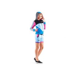 Eos Zip Hoodie (Pink). Różowe bluzy damskie marki OKUAKU, s, bez wzorów, z elastanu, bez rękawów, z kapturem. Za 299,00 zł.