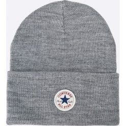 Converse - Czapka. Szare czapki męskie Converse, z dzianiny. W wyprzedaży za 59,90 zł.