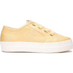 Gant Leisha Tenisówki Żółty. Żółte trampki i tenisówki damskie GANT, bez wzorów, z materiału, bez zapięcia. Za 350,95 zł.
