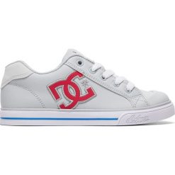 DC tenisówki dziewczęce Chelsea G Shoe Gp2 Grey/Pink 12.5 M (30). Szare trampki dziewczęce DC, bez wzorów, ze skóry, na sznurówki. Za 249,00 zł.