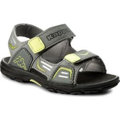 Sandały chłopięce: Sandały KAPPA – Pure K 260594K Grey/Lime 1633