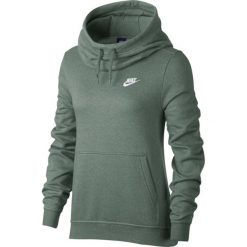 BLUZA W NSW FNL FLC. Białe bluzy sportowe damskie marki Nike, z materiału, z kapturem. Za 119,99 zł.