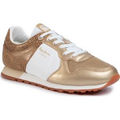 Sneakersy PEPE JEANS - Verona W Set PLS30982 Cast 088. Żółte półbuty damskie Pepe Jeans, z jeansu. Za 329,00 zł.