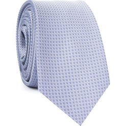 Krawat KWHR001931. Szare krawaty męskie Giacomo Conti, bez wzorów, z materiału, eleganckie. Za 69,00 zł.