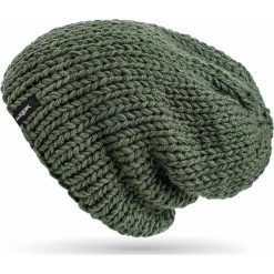 Czapki damskie: Woox Czapka Ręcznie Robiona Unisex |Handmade| Khaki Oriwa Beanie – – – 8595564781660
