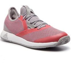 Buty adidas - adizero Defiant Bounce W CG6351 Lgrani/Shored/Ftwwht. Szare buty sportowe damskie Adidas, bez wzorów, ze skóry ekologicznej, sportowe, tenisowe. W wyprzedaży za 279,00 zł.