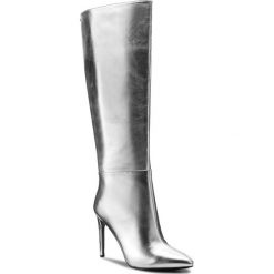 Kozaki GUESS - Lilla2 FLLI24 LEL11 SILVE. Szare buty zimowe damskie marki Guess, ze skóry ekologicznej. W wyprzedaży za 519,00 zł.