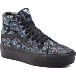 Sneakersy VANS - Sk8-Hi Platform 2 VN0A3TKNVSP1 (Daring Damsels) Multi/Bl. Czarne półbuty damskie Vans, z gumy. W wyprzedaży za 289,00 zł.