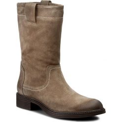 Buty zimowe damskie: Kozaki NESSI – 926/N Beż W1
