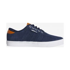 Adidas Originals Seeley Tenisówki Niebieski. Niebieskie trampki męskie adidas Originals, bez wzorów, ze skóry, bez zapięcia. Za 335,95 zł.