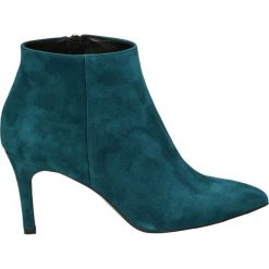 Botki - 2133 CAM GIAD. Szare botki damskie na zamek Venezia, ze skóry. Za 449,00 zł.