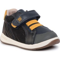 Sneakersy GARVALIN - 191315 M A-Azul Marino Y Marengo. Niebieskie trampki chłopięce Garvalin, bez wzorów, ze skóry, na rzepy. W wyprzedaży za 189,00 zł.