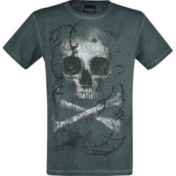 T-shirty męskie z nadrukiem: Alchemy England Remains T-Shirt ciemnozielony