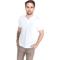 Lacoste Polo Koszulka Biały. Białe podkoszulki męskie Lacoste, s, bez wzorów, z elastanu, bez rękawów. Za 447,95 zł.