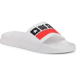 Klapki BIG STAR - GG174938 White. Białe klapki męskie BIG STAR, z tworzywa sztucznego, bez zapięcia. Za 69,00 zł.