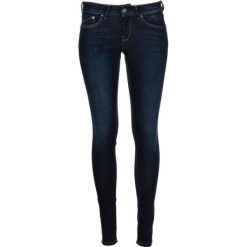 Pepe Jeans jeansy damskie Pixie 27/30, ciemny niebieski. Niebieskie jeansy damskie Pepe Jeans, bez wzorów, z jeansu. W wyprzedaży za 203,00 zł.