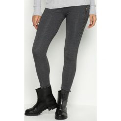 Spodnie damskie: Szare Legginsy Circled