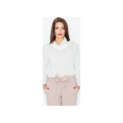 Swetry klasyczne damskie: Sweter M521 Ecru