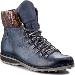 Botki damskie: Botki MACIEJKA - 03276-17/00-3 Granat Na Jeans