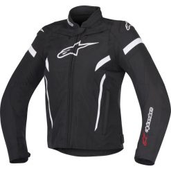 Kurtka tekstylia ALPINESTARS STELLA T-GP PLUS R V2 kolor biały/czarny, rozmiar 2XL. Czarne kurtki sportowe damskie Alpinestars, xl, bez wzorów, bez kaptura. Za 999,01 zł.