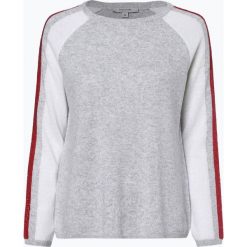 Comma casual identity - Sweter damski z dodatkiem kaszmiru, szary. Szare swetry damskie marki comma casual identity, bez wzorów, z wełny, casualowe, bez rękawów, bez kaptura. Za 299,95 zł.