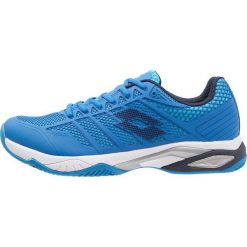 Lotto VIPER ULTRA IV Obuwie do tenisa Outdoor blue. Niebieskie buty sportowe męskie marki Lotto, z tworzywa sztucznego, bez zapięcia, outdoorowe. Za 379,00 zł.