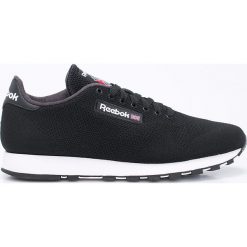 Reebok Classic - Buty Cl Leather Ultk. Czarne buty sportowe męskie marki Reebok Classic, z materiału, na sznurówki, reebok classic. W wyprzedaży za 269,90 zł.