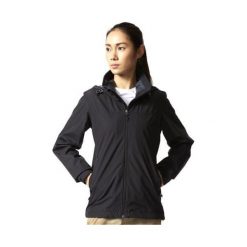 Adidas W GTX WT JKT, OUTDOOR | KURTKA (TECHNICZNA) CZARNY | 44. Czarne kurtki sportowe damskie Adidas, na wiosnę, bez wzorów, bez kaptura, outdoorowe. W wyprzedaży za 657,69 zł.