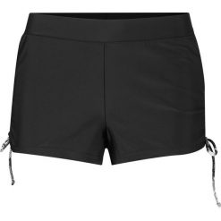 Szorty kąpielowe z figami wewnętrznymi bonprix czarny. Czarne stroje kąpielowe damskie bonprix, w paski. Za 64,99 zł.