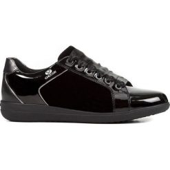 Geox - Buty. Czarne buty sportowe damskie Geox, z materiału. W wyprzedaży za 299,90 zł.