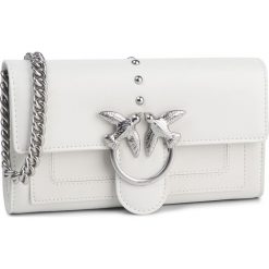 Torebka PINKO - Love Wallet Simply C. Vitello Seta PE 20 PLTT 1P21KV Y5FF White I09. Białe torebki klasyczne damskie Pinko, bez wzorów, ze skóry, wizytowe, bez dodatków. Za 779,00 zł.