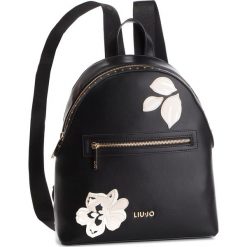 Plecak LIU JO - Backpack N19074 E0009 Nero 22222. Czarne plecaki damskie marki Liu Jo, bez wzorów, ze skóry ekologicznej, eleganckie. Za 649,00 zł.