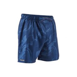 Spodenki surfing krótkie BBS 100 Aqua. Szare koszulki męskie OLAIAN, s, bez wzorów, z poliesteru, sportowe, bez kołnierzyka, z krótkim rękawem, krótkie. Za 29,99 zł.