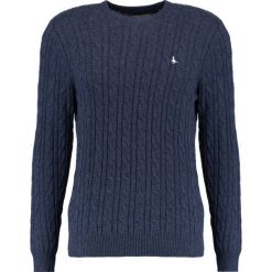 Swetry klasyczne męskie: Jack Wills MARLOW CABLE CREW NECK Sweter navy marl