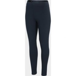 Legginsy damskie LEG600 - ciemny granat - Outhorn. Spodnie damskie Outhorn, z dzianiny. Za 59,99 zł.